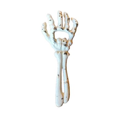 Skeleton Hand Bottle Opener - White