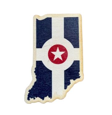 Indianapolis Flag Magnet