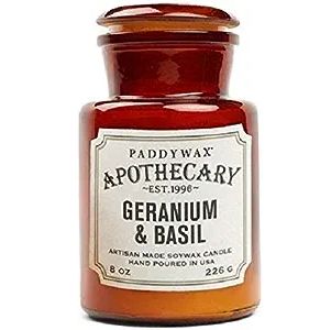 Apothecary Geranium &amp; Basil - 8 oz