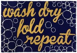 Wash and Repeat Navy Indoor/Outdoor Rug 2&#39;x3&#39;
