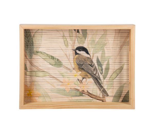 Chickadee Tray, Size: Small