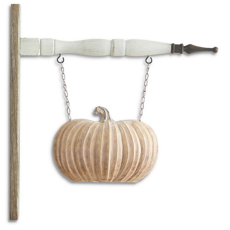 Natural Pumpkin Hanging Sign