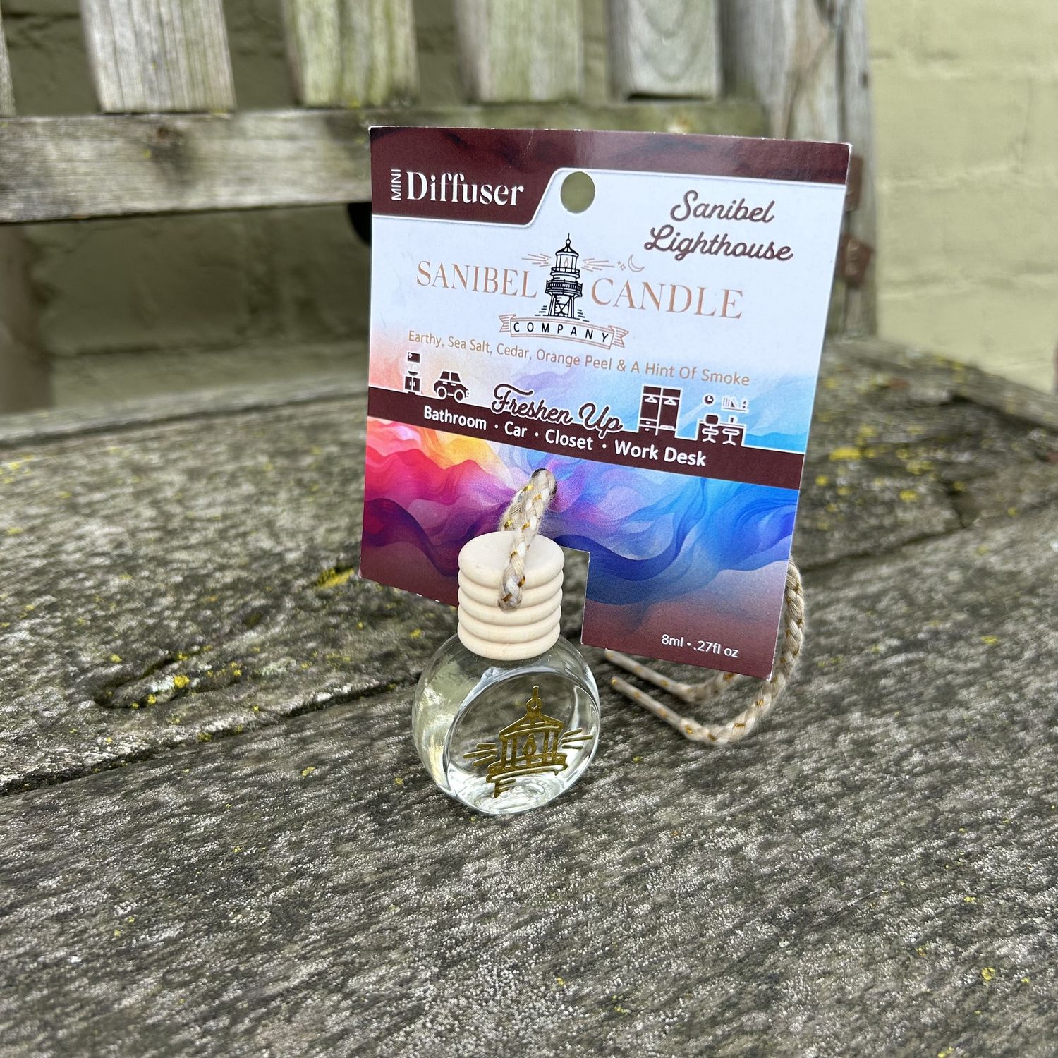 Mini Hanging Diffuser - Sanibel Lighthouse