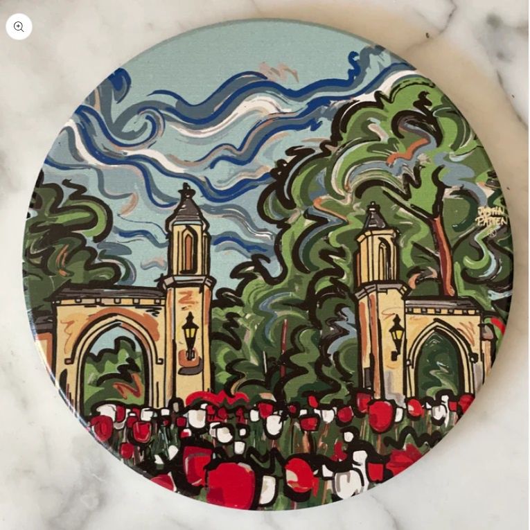 IU Sample Gates Coaster