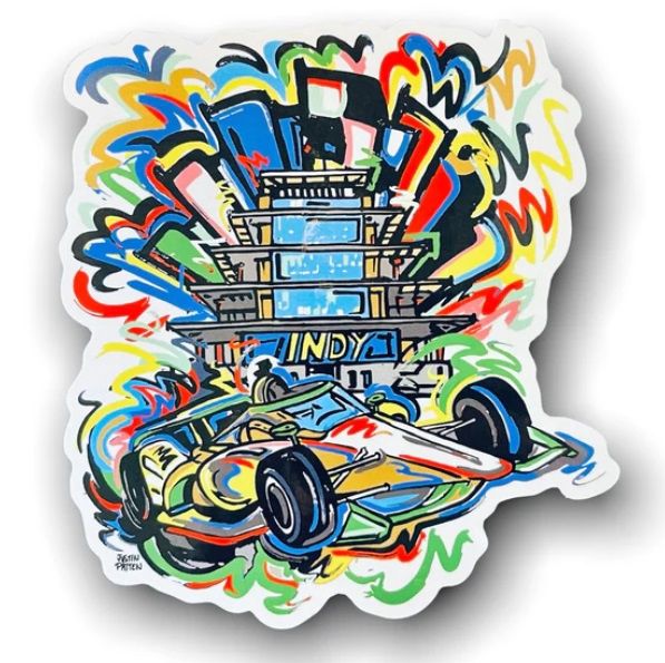 IMS Pagoda Large Sticker