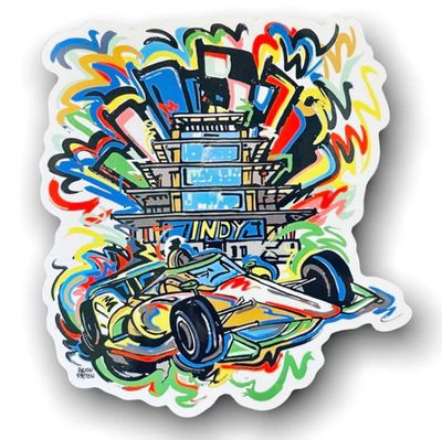 IMS Pagoda Large Sticker