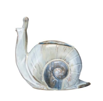 Stoneware Snail Vase/Planter