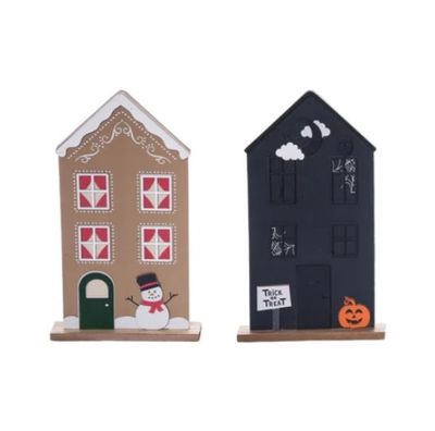 Reversible Halloween/Christmas House