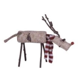 Rustic Reindeer with Scarf, Style: Style A