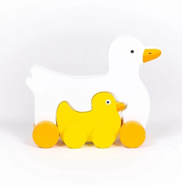 Duck Big &amp; Little Wooden Roller