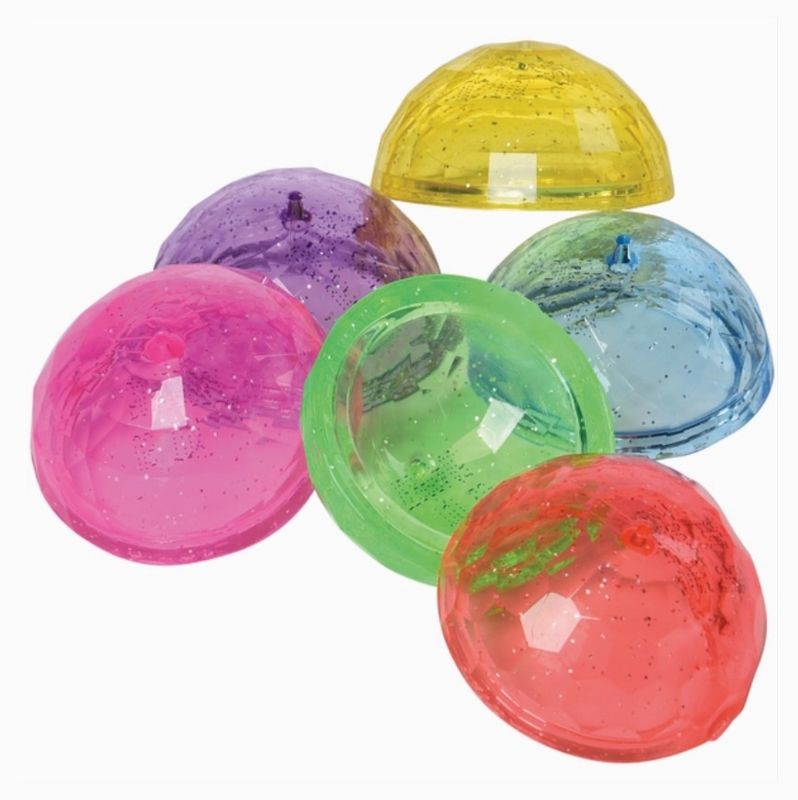 Transparent Glitter Poppers