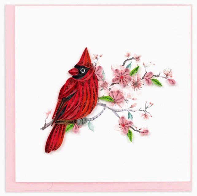 Cardinal &amp; Cherry Blossom
