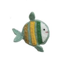 Embroidered Animal Tape Measure, Style: Fish