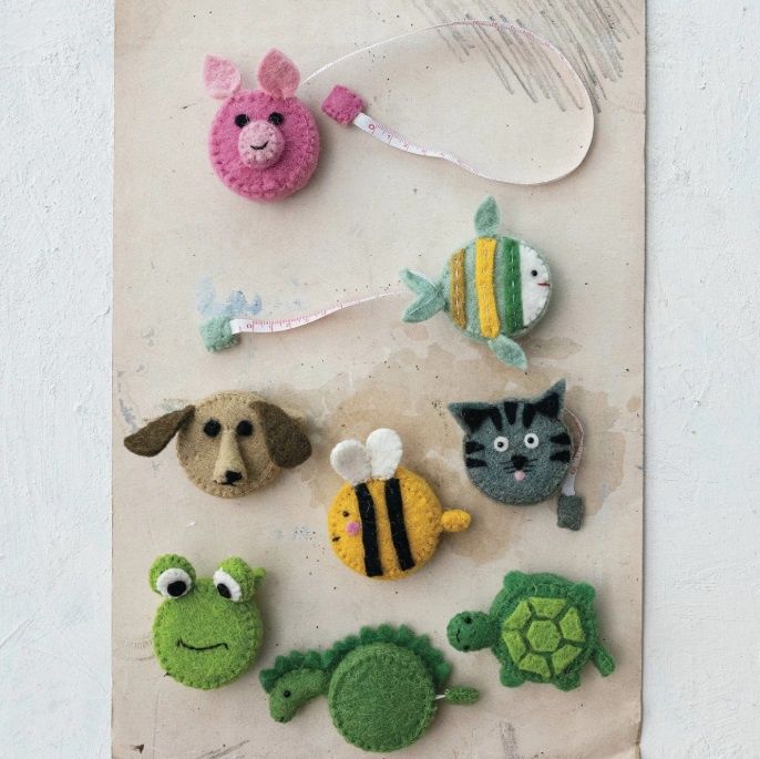 Embroidered Animal Tape Measure
