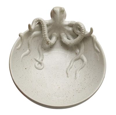 Stoneware Octopus Bowl