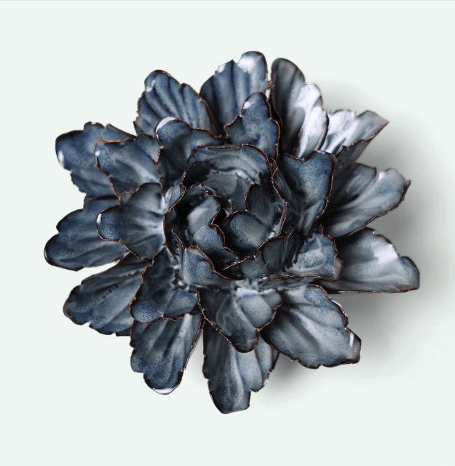 Ceramic Flower - Blue Tree Peony