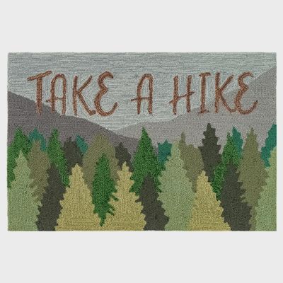 Take A Hike Indoor/Outdoor Rug 2&#39;x3&#39;