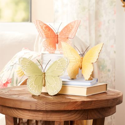 Colorful Resin Standing Butterfly