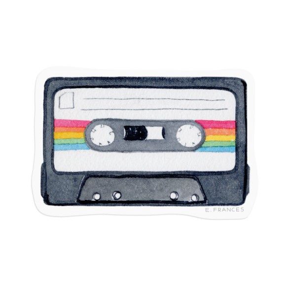 Mix Tape Sticker