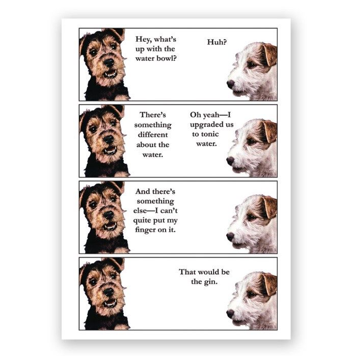 Gin Dog Card