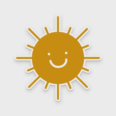 Smiling Sunshine Sticker