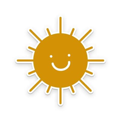 Smiling Sunshine Sticker