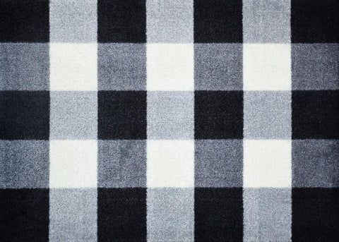 Washable Mat - Buffalo Check - 2 sizes, Size: Small