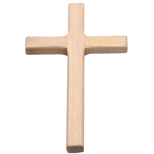 Cedar Wooden Cross / Cruz De Madera De Cedro