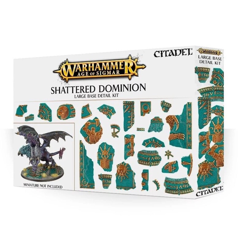 AGE OF SIGMAR: SHATTERED DOMINION LARGE BASE DETAIL