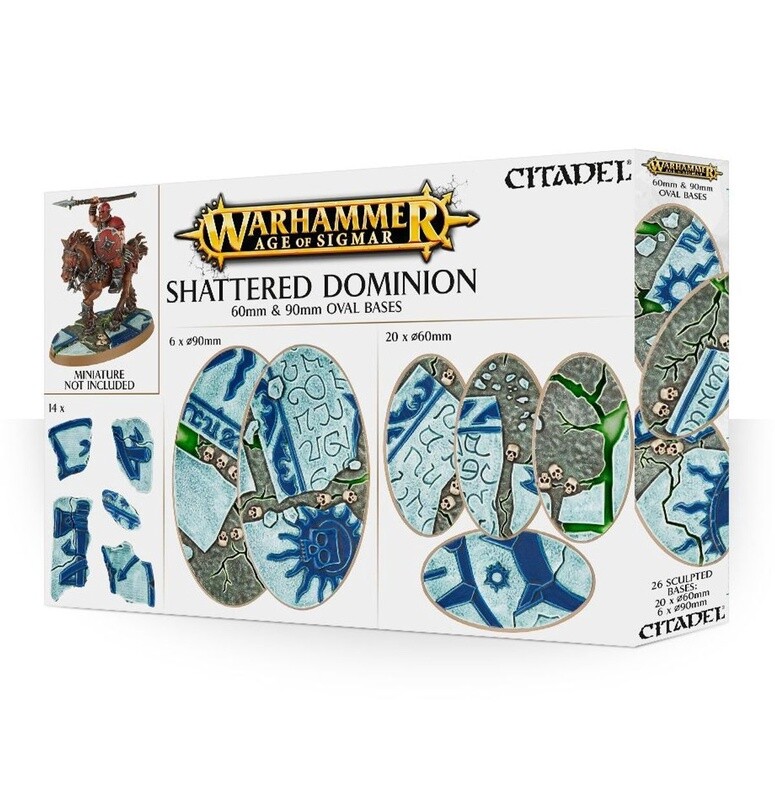 AGE OF SIGMAR: SHATTERED DOMINION: 60 &amp; 90MM OVAL