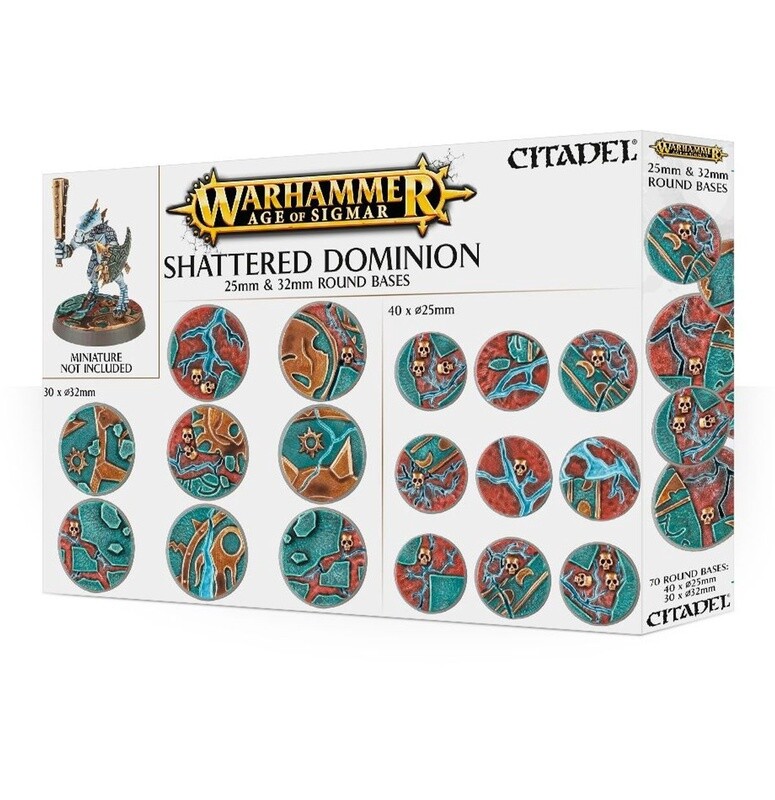AGE OF SIGMAR: SHATTERED DOMINION: 25 &amp; 32MM ROUND