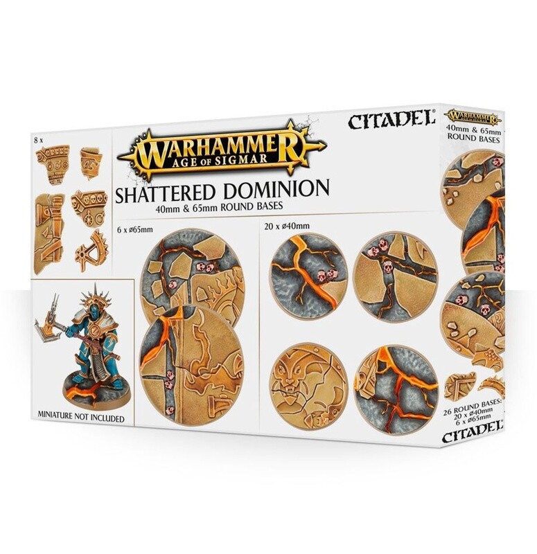AGE OF SIGMAR: SHATTERED DOMINION: 40 &amp; 65MM ROUND