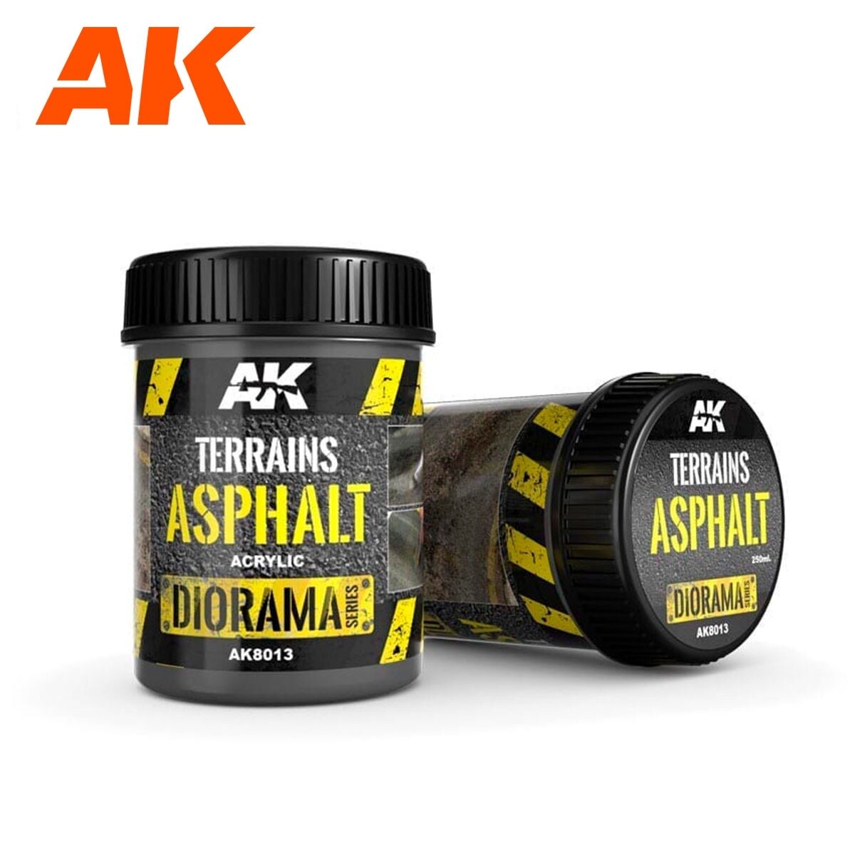 AK Diorama: Terrains Asphalt - 250ml (Acrylic)