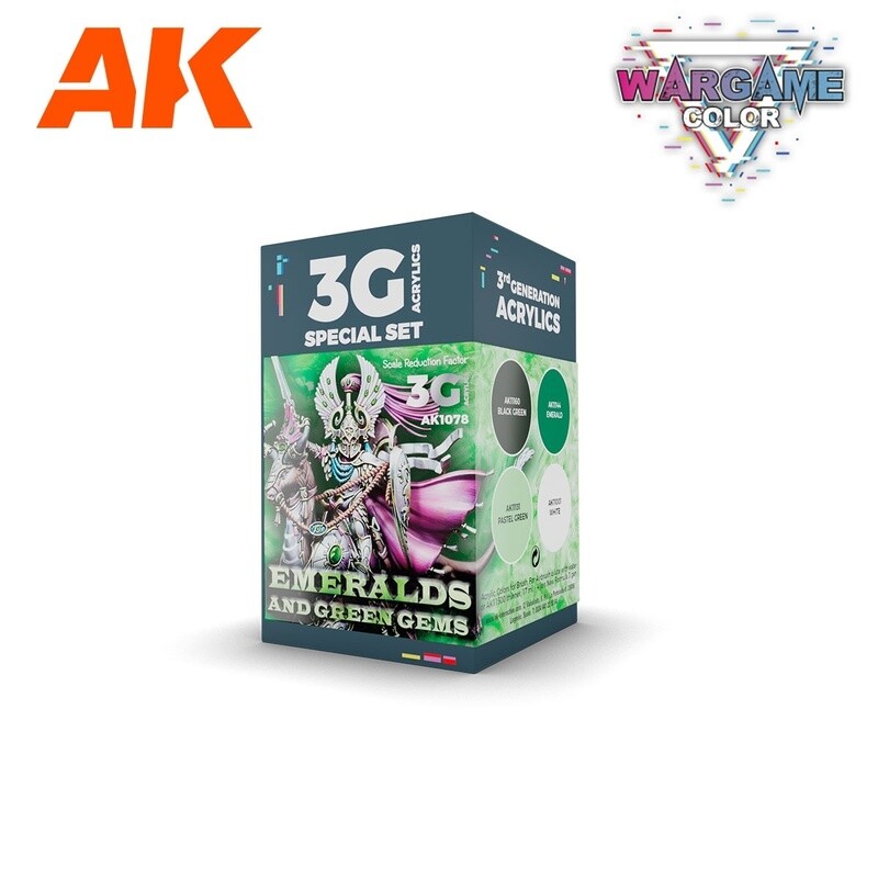 Wargame Set: Emeralds And Green Gems