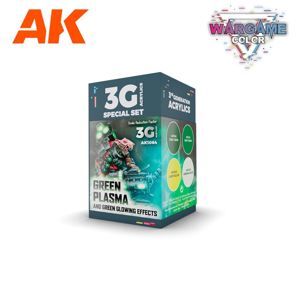Wargame Set: Plasma And Glowing Effect, Colour: Green