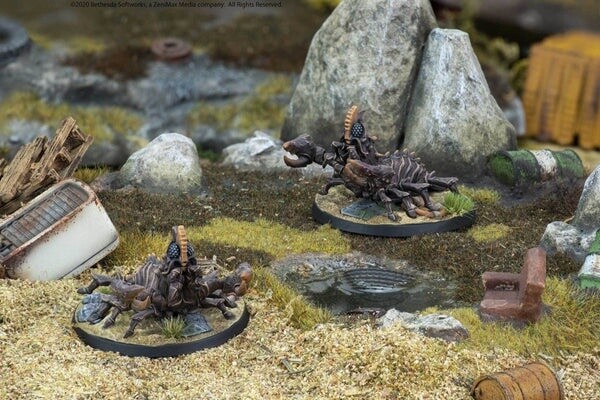 Fallout: Wasteland Warfare - Wasteland Creatures: Mirelurk Hunters