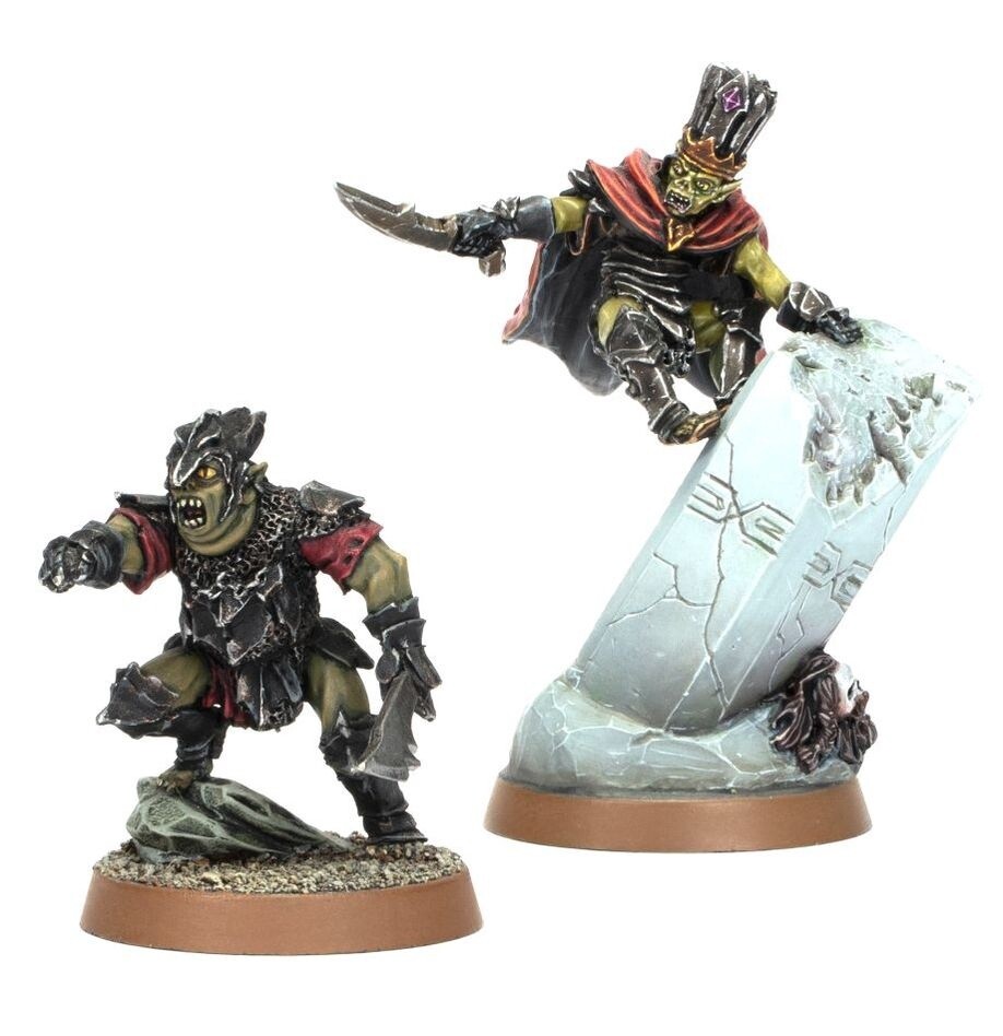 DURBÛRZ &amp; GRÔBLOG, GOBLIN KINGS OF MORIA