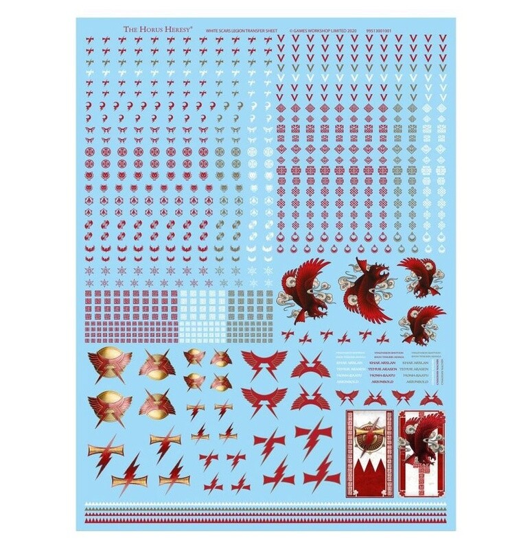 WHITE SCARS LEGION TRANSFER SHEET (GW DIRECT)