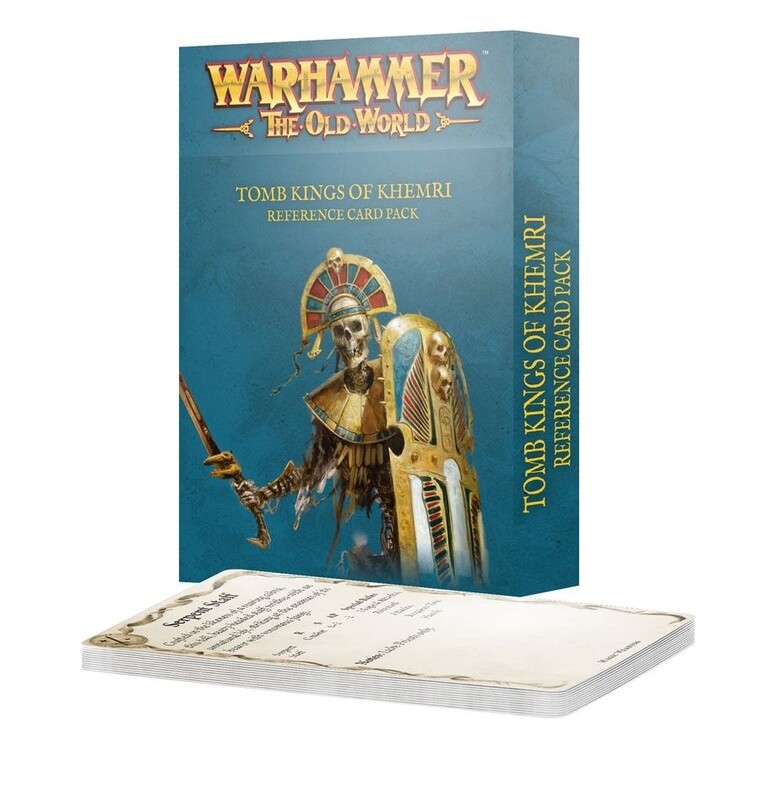 TOMB KINGS OF KHEMRI REFERENCE CARD PACK (GW DIRECT)