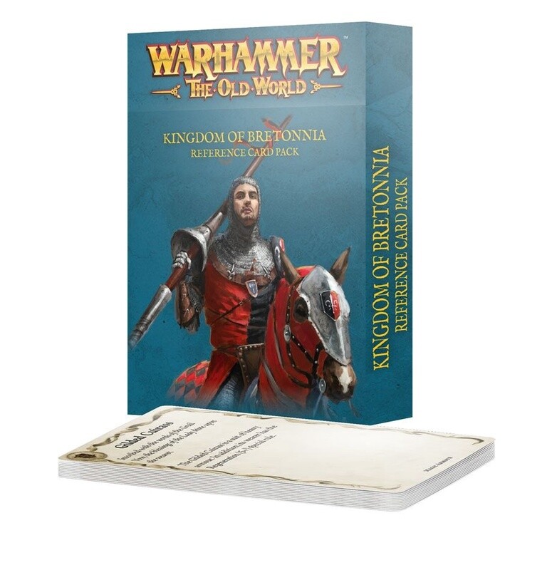 KINGDOM OF BRETONNIA REFERENCE CARD PACK (GW DIRECT)