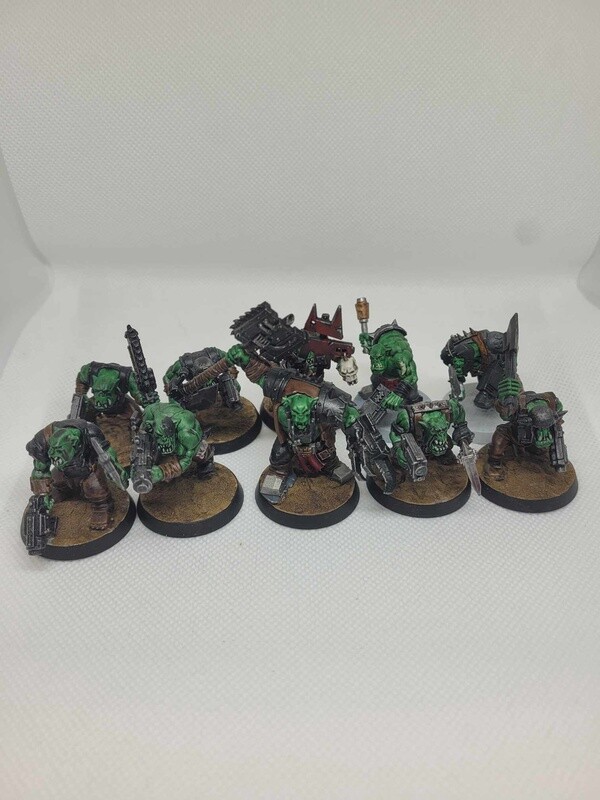 Ork Boyz (Mostly Painted)