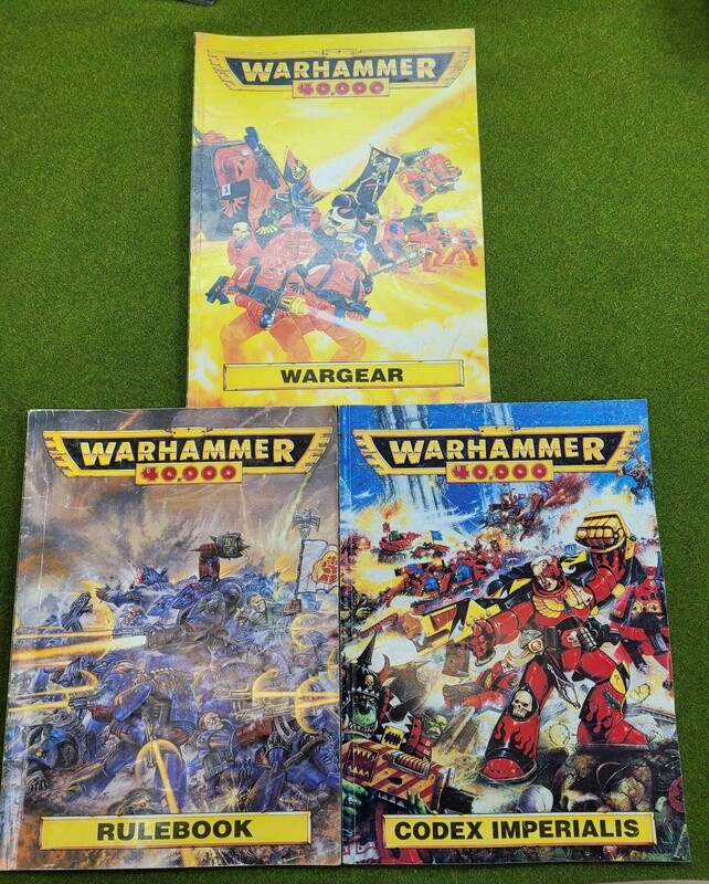 Warhammer 40,000: Rulebook, Codex Imperialis and Wargear (PB - 1993)