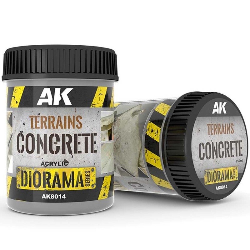 AK Diorama: Terrains Concrete - 250ml (Acrylic)