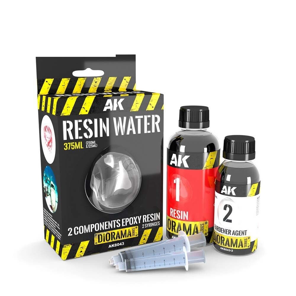 AK Diorama: Resin Water 2-components Epoxy Resin - (375ml)