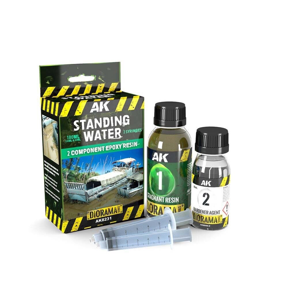 AK Diorama: Resin Stagnant Water Components Epoxy Resin (180ml)
