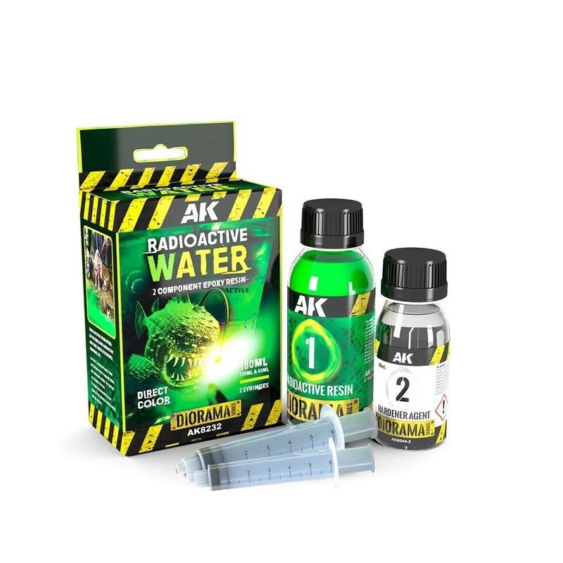 AK Diorama: Resin Radioactive Water Components Epoxy Resin (180ml)