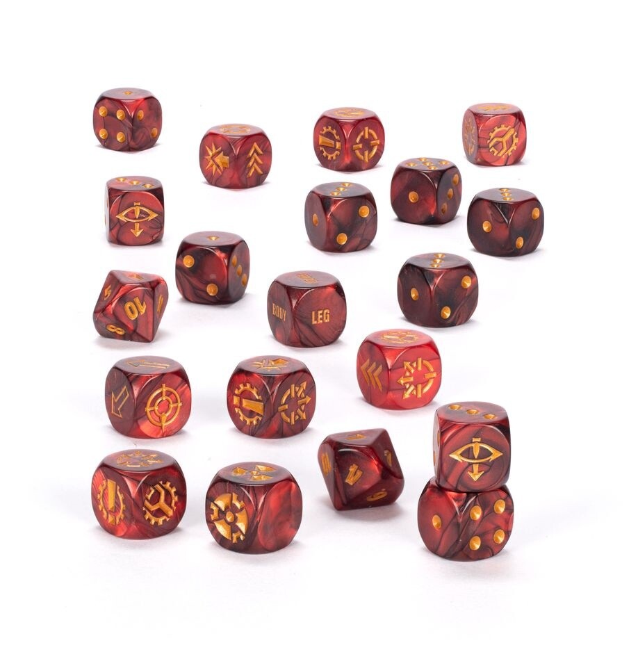 ADEPTUS TITANICUS: TRAITOR TITAN LEGIONS DICE SET (GW DIRECT)