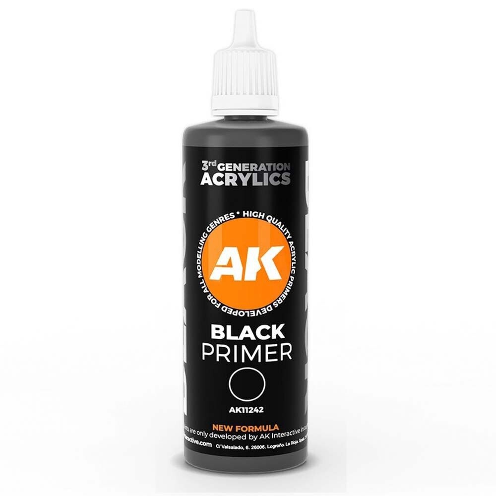 AK: Black Primer 100ml 3rd Gen