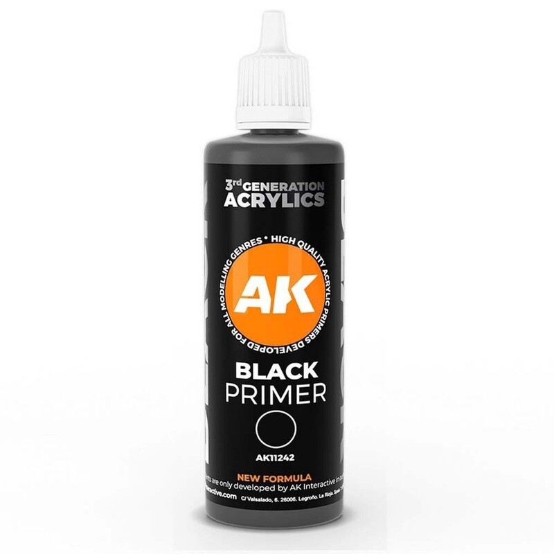 AK: Black Primer 100ml 3rd Gen