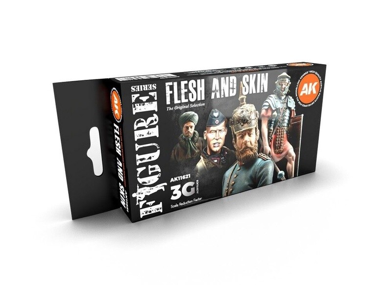 Wargame 3rd Gen Set: Flesh and Skin Colours